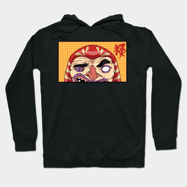 Daruma Hoodie by drixalvarez